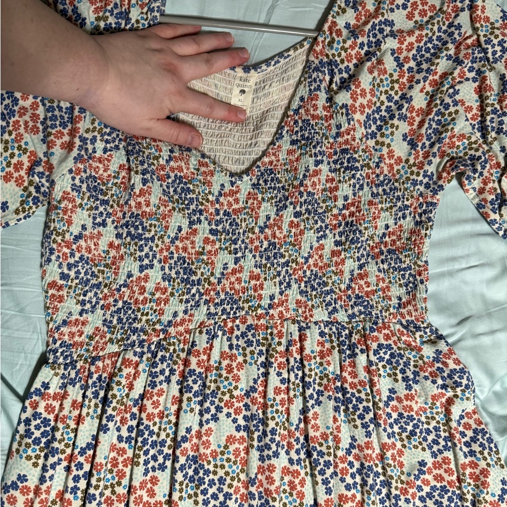 Flutter sleeve bamboo dress